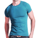 Stretch Lycra V Collar Mens T Shirt