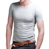 Stretch Lycra V Collar Mens T Shirt