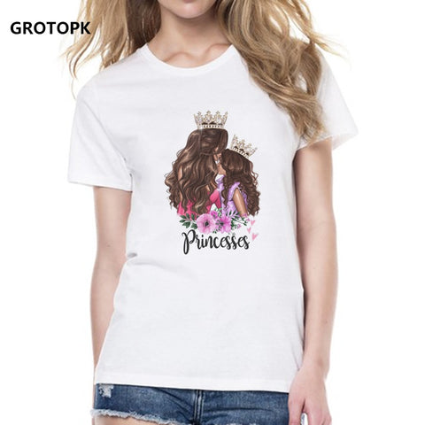 Mom and Duaghter Princess T-shirts