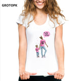 Women Tshirt Super Mama and Baby Boy