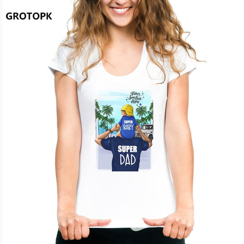 Super Dad Mama and Son T-shirts
