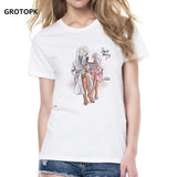 Mom and Duaghter Sweet Morning T-shirts