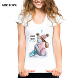 Mother's Love for Her Children T Shirt Women