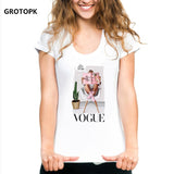 VOGUE Punk Princess Print T Shirt